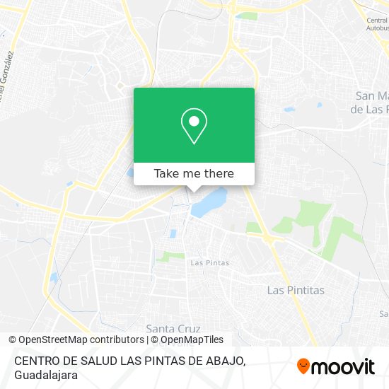 Mapa de CENTRO DE SALUD LAS PINTAS DE ABAJO