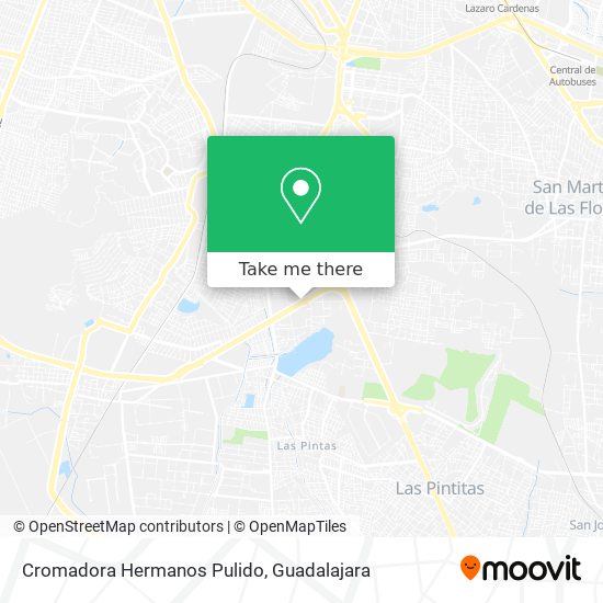 Cromadora Hermanos Pulido map