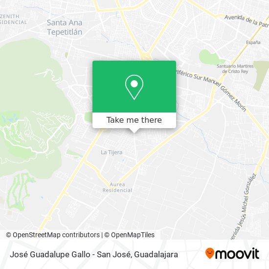 José Guadalupe Gallo - San José map