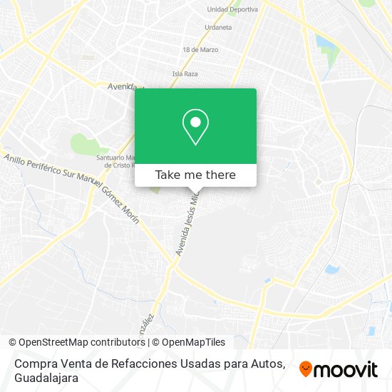Compra Venta de Refacciones Usadas para Autos map