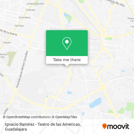 Ignacio Ramírez - Teatro de las Américas map