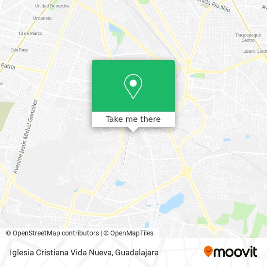 Iglesia Cristiana Vida Nueva map