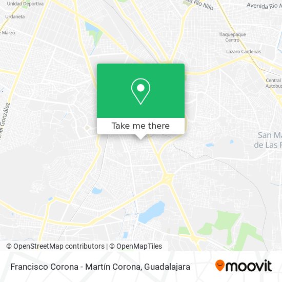 Francisco Corona - Martín Corona map