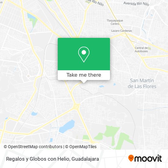 Regalos y Globos con Helio map