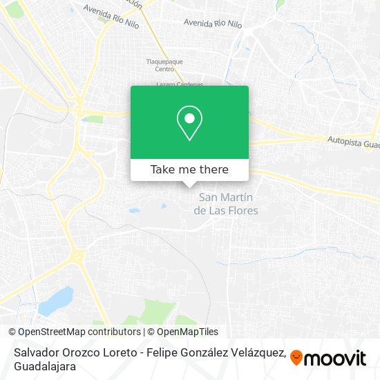 Salvador Orozco Loreto - Felipe González Velázquez map