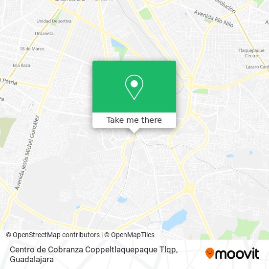 Centro de Cobranza Coppeltlaquepaque Tlqp map