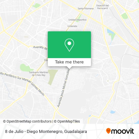 Mapa de 8 de Julio - Diego Montenegro