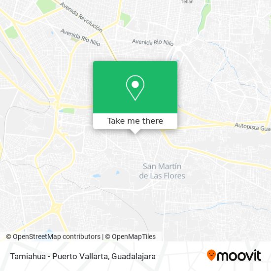 Mapa de Tamiahua - Puerto Vallarta