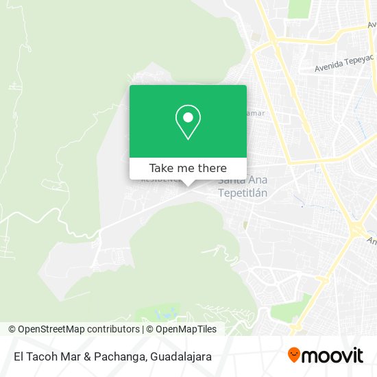 El Tacoh Mar & Pachanga map