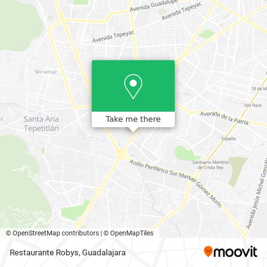 Restaurante Robys map