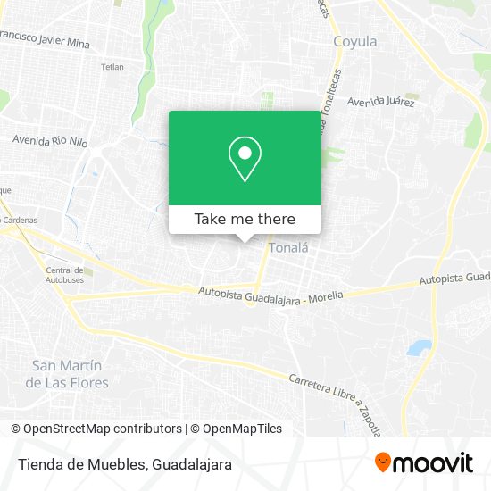 Mapa de Tienda de Muebles