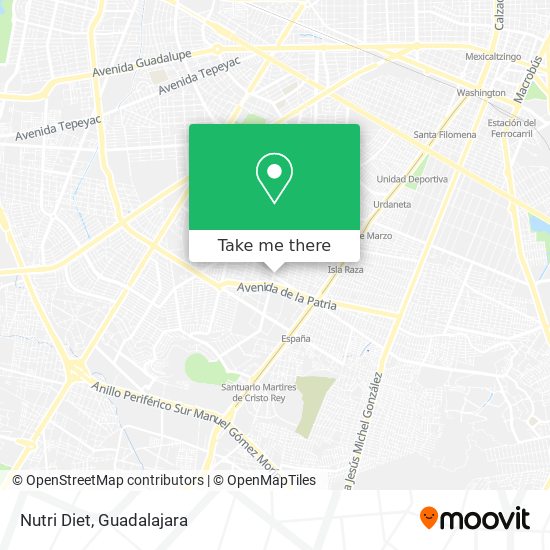 Mapa de Nutri Diet