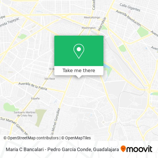 María C Bancalari - Pedro García Conde map