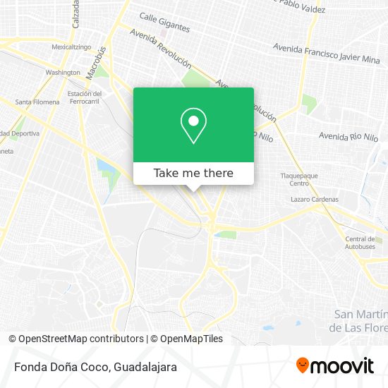 Fonda Doña Coco map