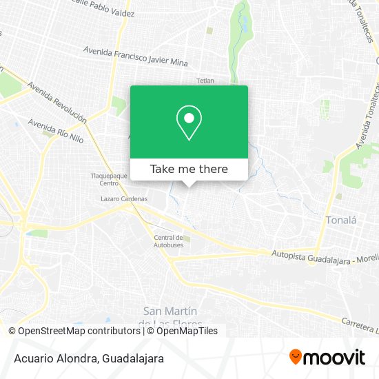 Mapa de Acuario Alondra