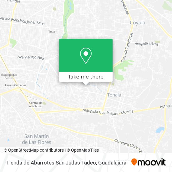 Tienda de Abarrotes San Judas Tadeo map