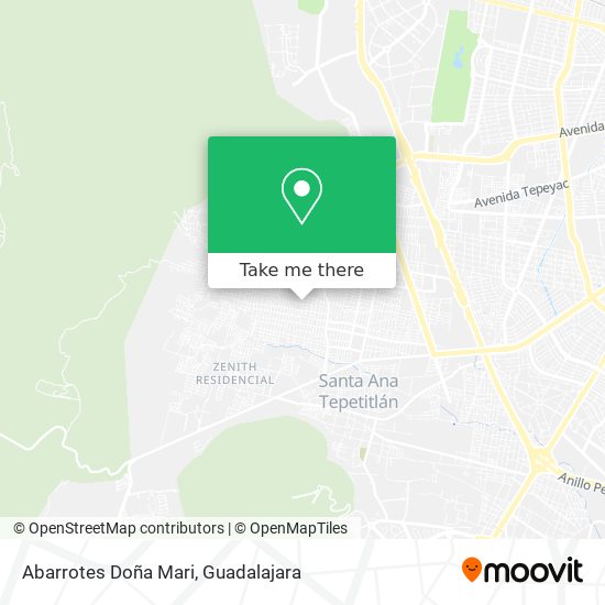 Abarrotes Doña Mari map