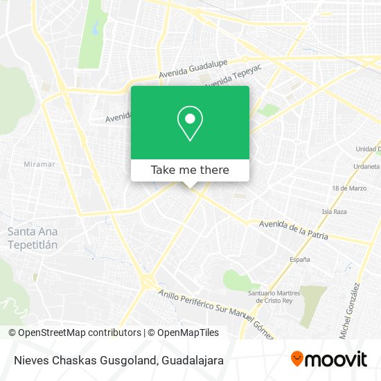 Mapa de Nieves Chaskas Gusgoland