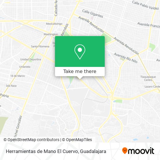 Herramientas de Mano El Cuervo map