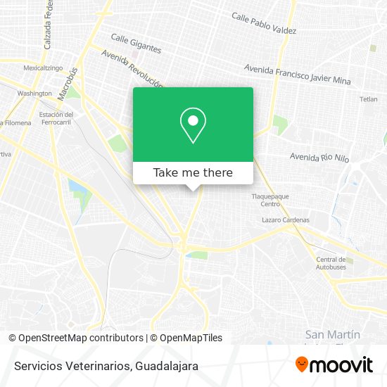 Mapa de Servicios Veterinarios