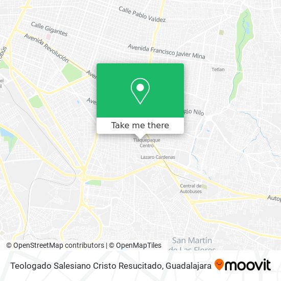 Teologado Salesiano Cristo Resucitado map