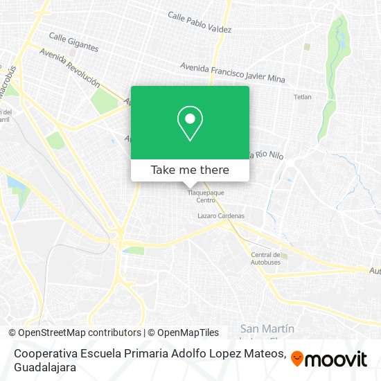 Cooperativa Escuela Primaria Adolfo Lopez Mateos map