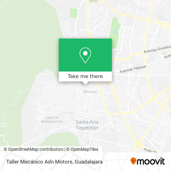 Taller Mecánico Adn Motors map