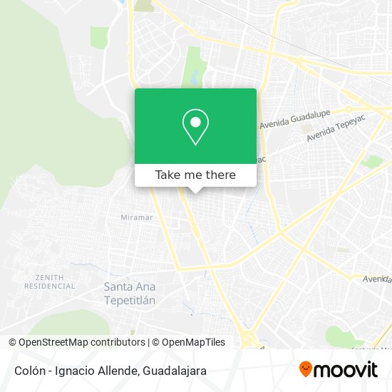 Mapa de Colón - Ignacio Allende