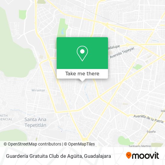 Guardería Gratuita Club de Agüita map