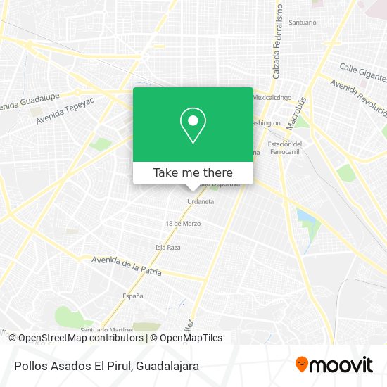 Pollos Asados El Pirul map