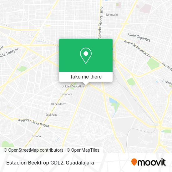 Estacion Becktrop GDL2 map