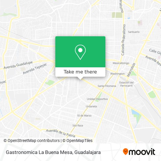 Gastronomica La Buena Mesa map