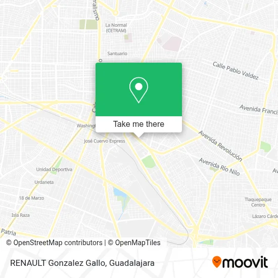 RENAULT Gonzalez Gallo map