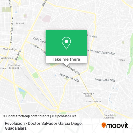 Mapa de Revolución - Doctor Salvador García Diego