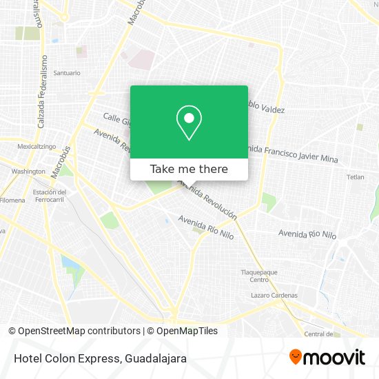 Mapa de Hotel Colon Express