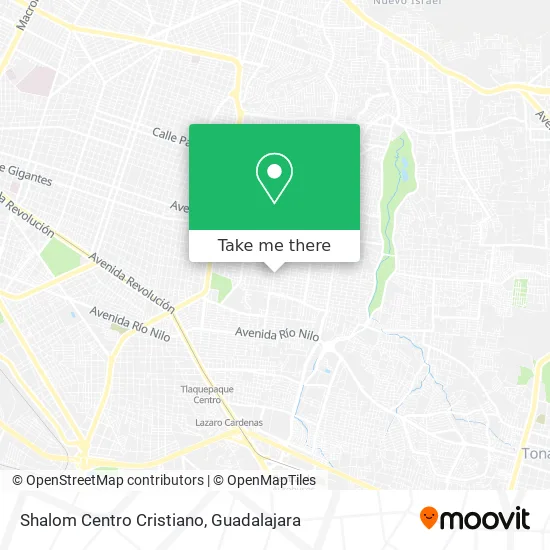 Shalom Centro Cristiano map