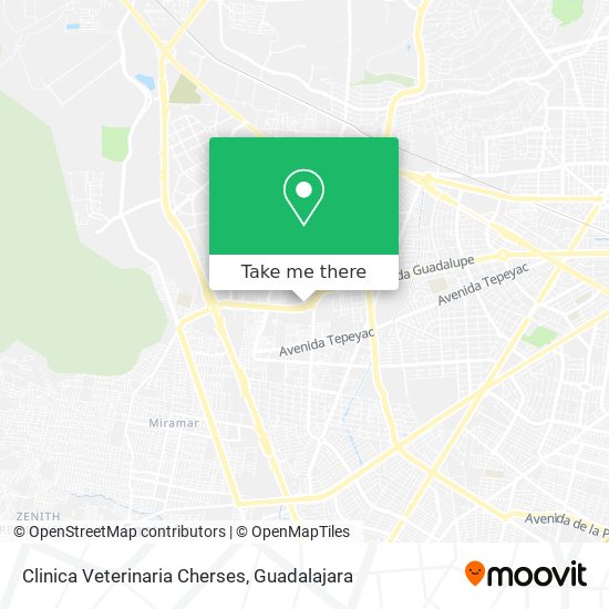 Mapa de Clinica Veterinaria Cherses