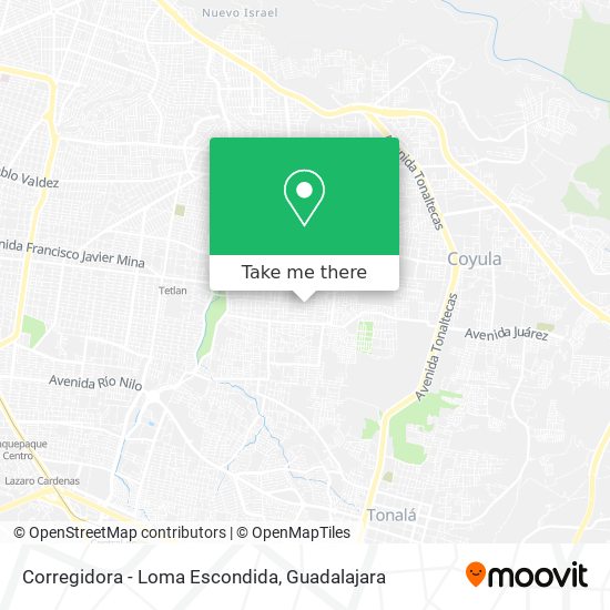 Mapa de Corregidora - Loma Escondida