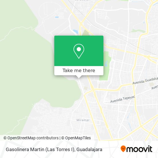 Gasolinera Martin (Las Torres I) map