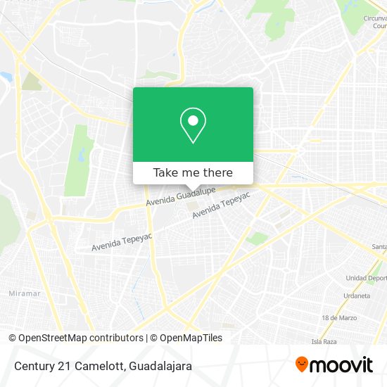 Century 21 Camelott map