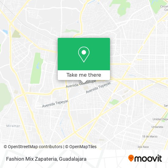 Fashion Mix Zapateria map