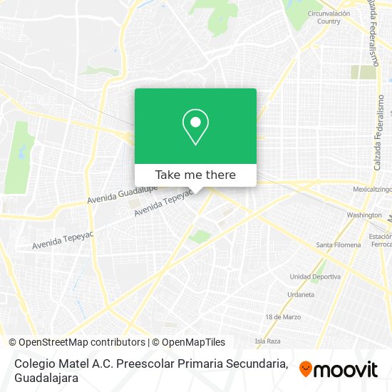 Colegio Matel A.C. Preescolar Primaria Secundaria map