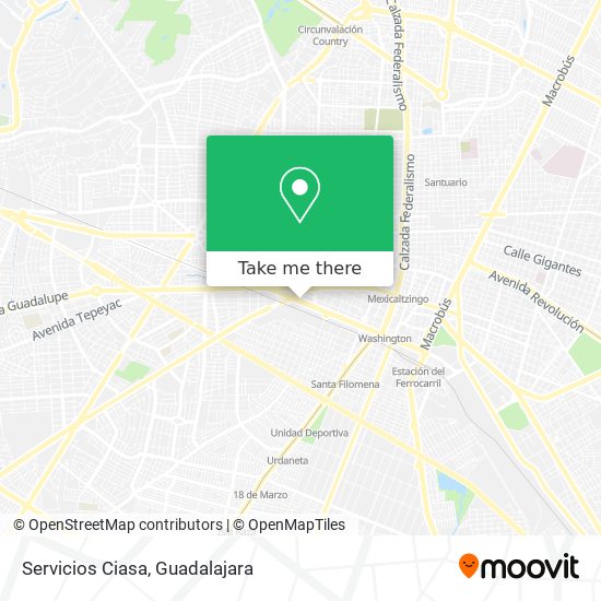 Mapa de Servicios Ciasa