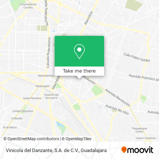 Vinicola del Danzante, S.A. de C.V. map