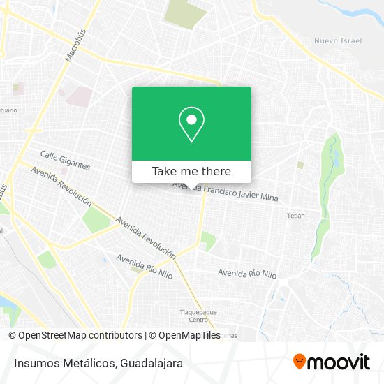 Mapa de Insumos Metálicos