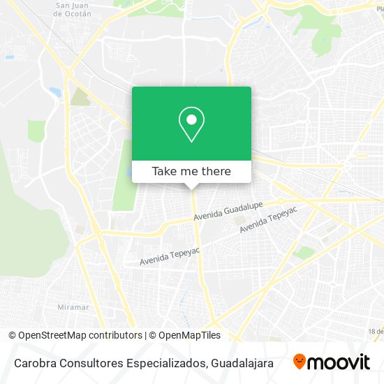 Mapa de Carobra Consultores Especializados