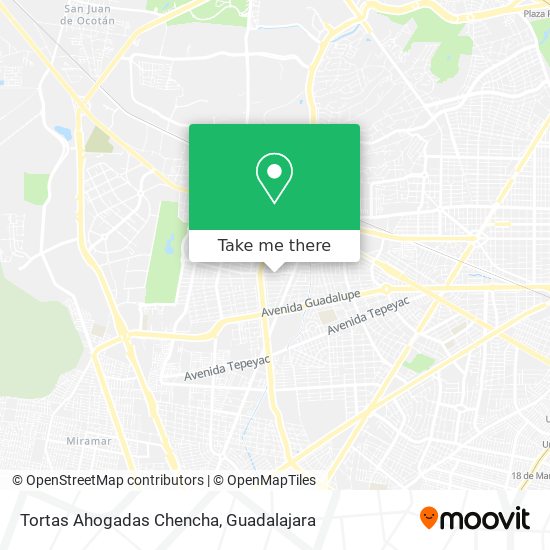 Mapa de Tortas Ahogadas Chencha