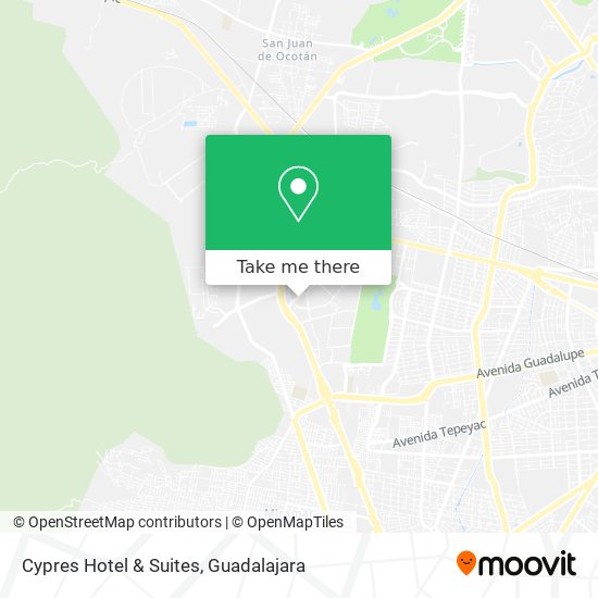 Mapa de Cypres Hotel & Suites