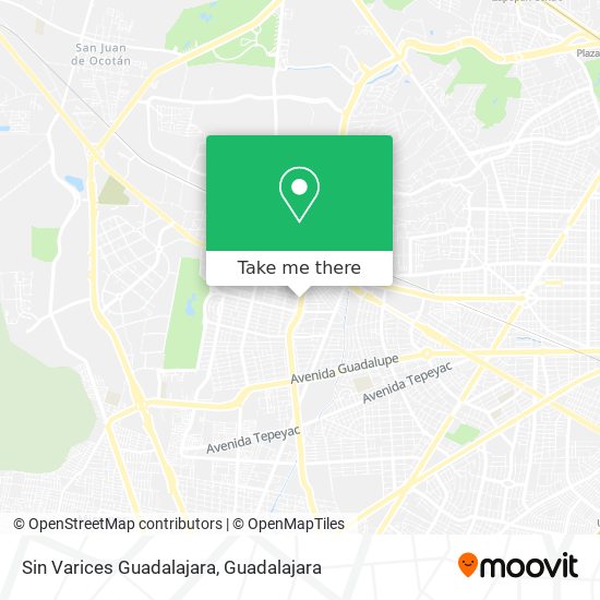 Sin Varices Guadalajara map