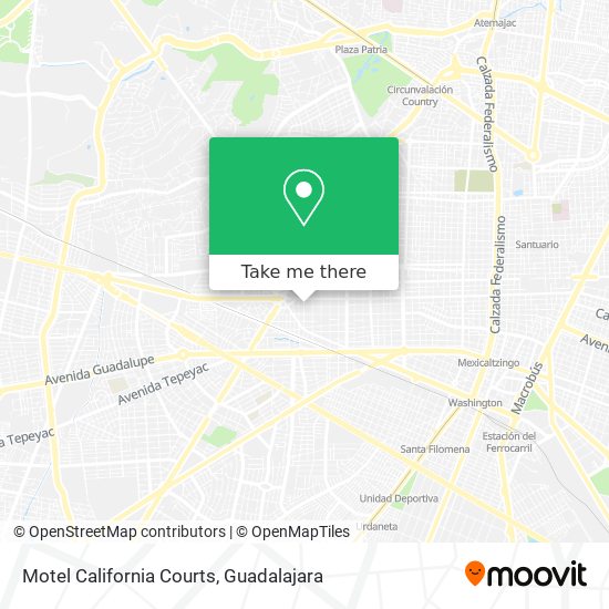 Motel California Courts map